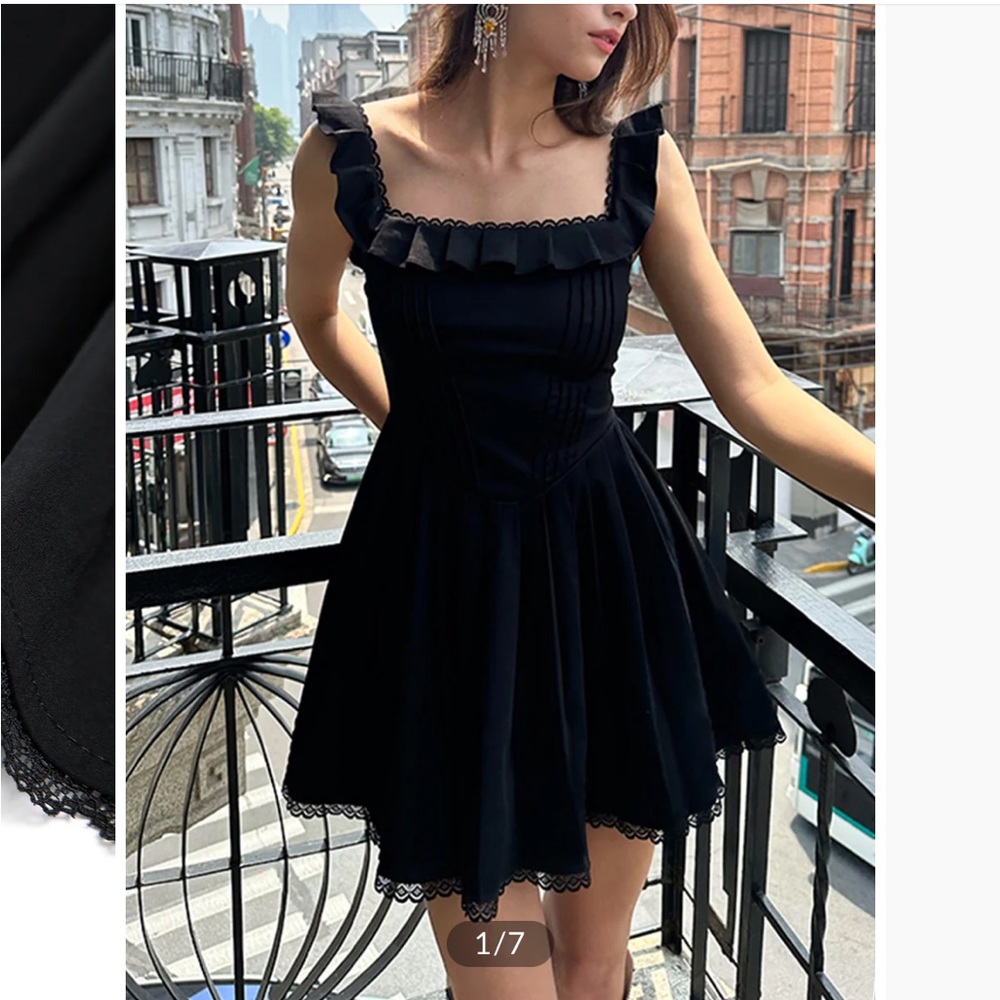 NWT COMMENSE COASTAL COWGIRL LACE TRIM DRESS 🖤